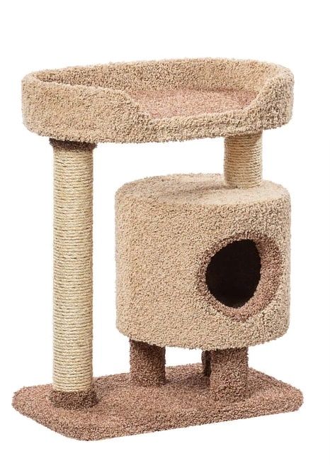 Пушок - Ковролиновый домик для кошек "Кими", 67х42х85