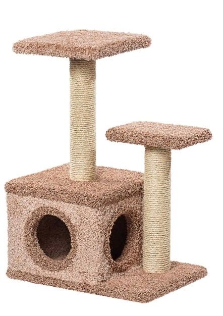 Пушок - Ковролиновый домик для кошек "Лежо", 62х42х88