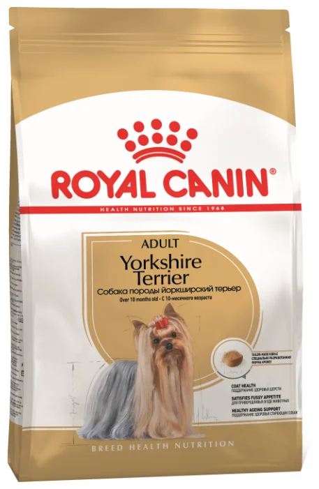 Royal Canin Yorkshire Terrier Adult для Йоркширского Терьера с 10 месяцев и старше