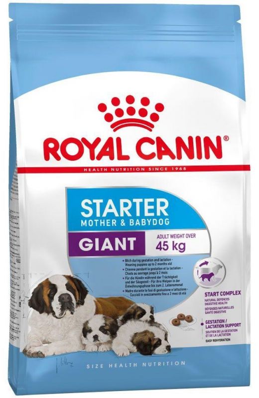 Royal Canin Giant Starter для щенков гигантских пород 3 нед-2 мес, беременных и кормящих сук